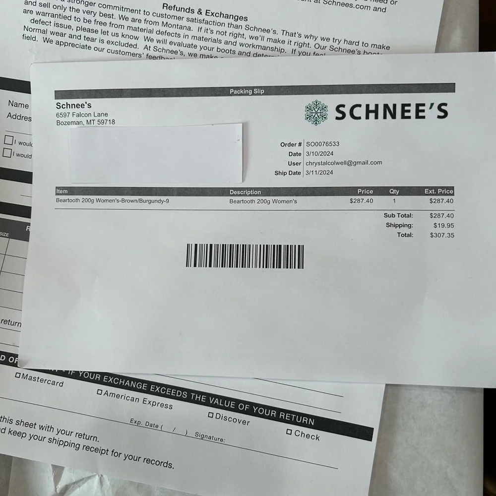 Schnee's Beartooth 200g Hiking Boots - Picture 9 of 13